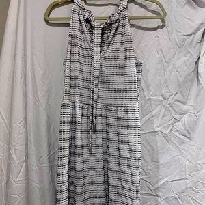 Loft a line dress with back tie